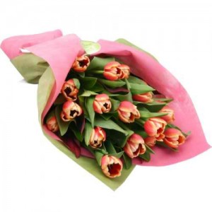 Orange Tulips Bouquet