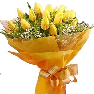 Yellow Tulips Bouquet